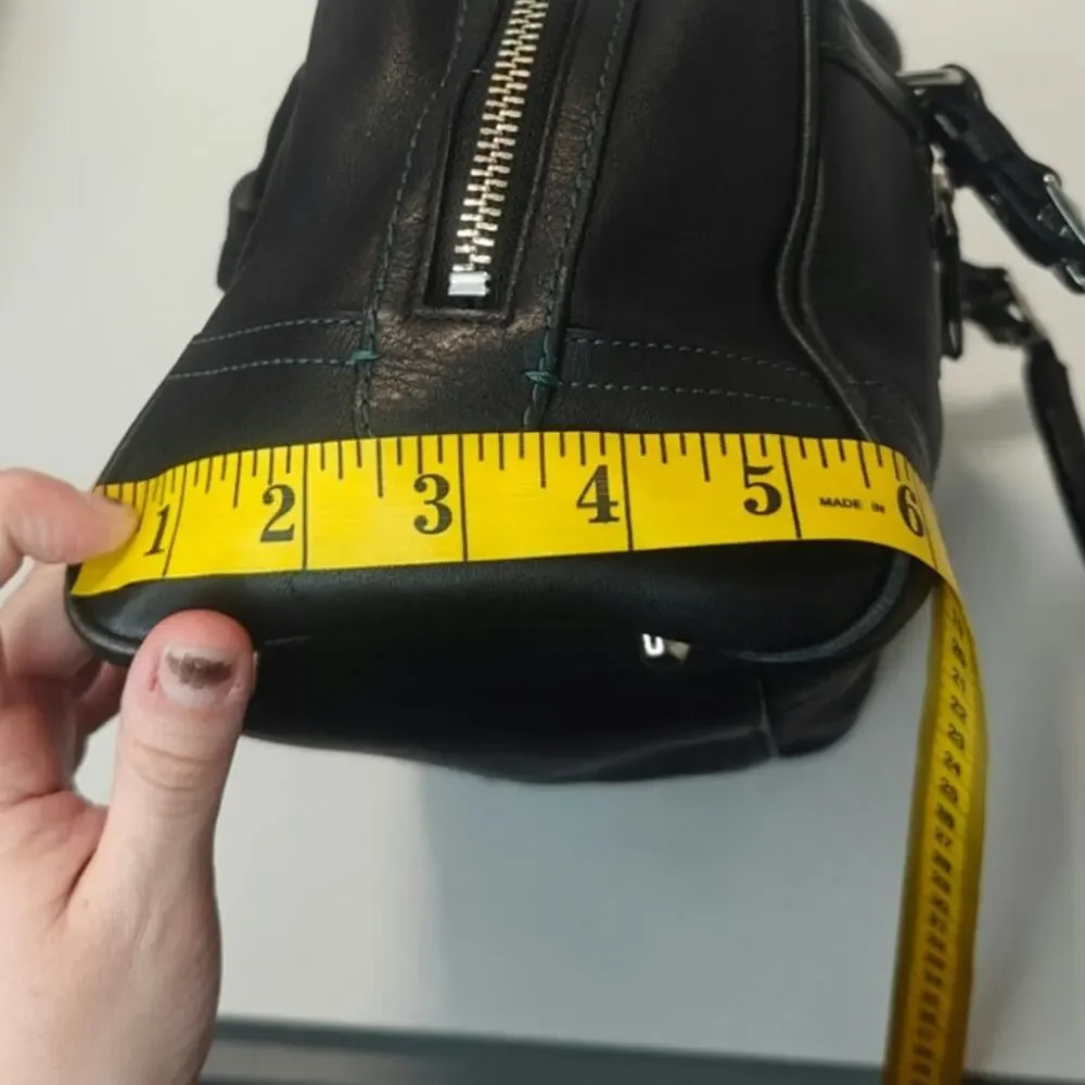 Black Vintage Y2K Caoch Hampton Leather Doctor bag
